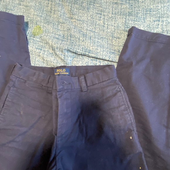 5 pair of Polo by Ralph Lauren Yellow and Blue slacks size 6 & 7 - Picture 12 of 16